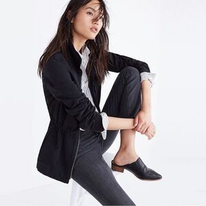 Madewell Black Utility Jacket.